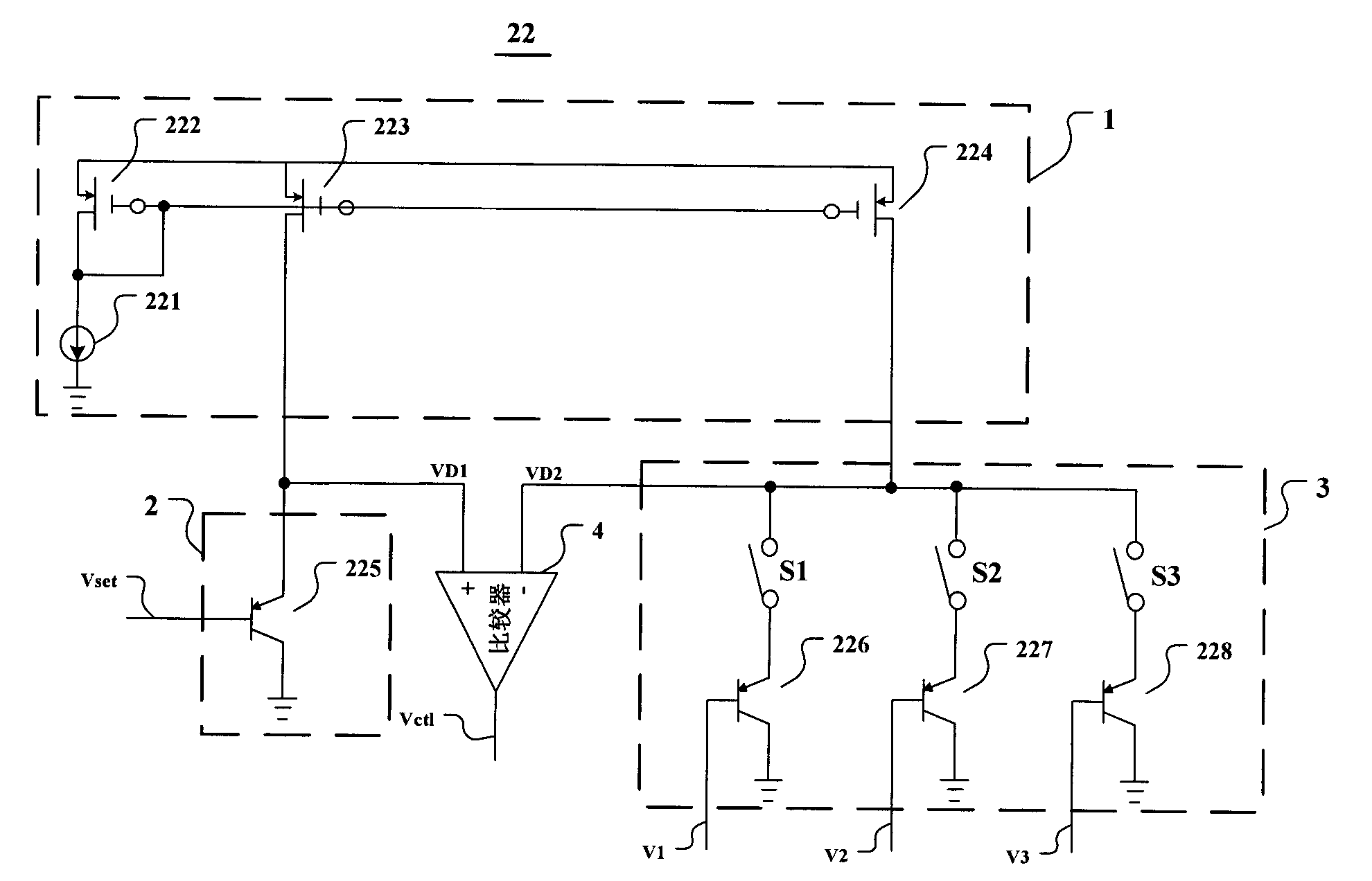 Driving device of light-emitting element