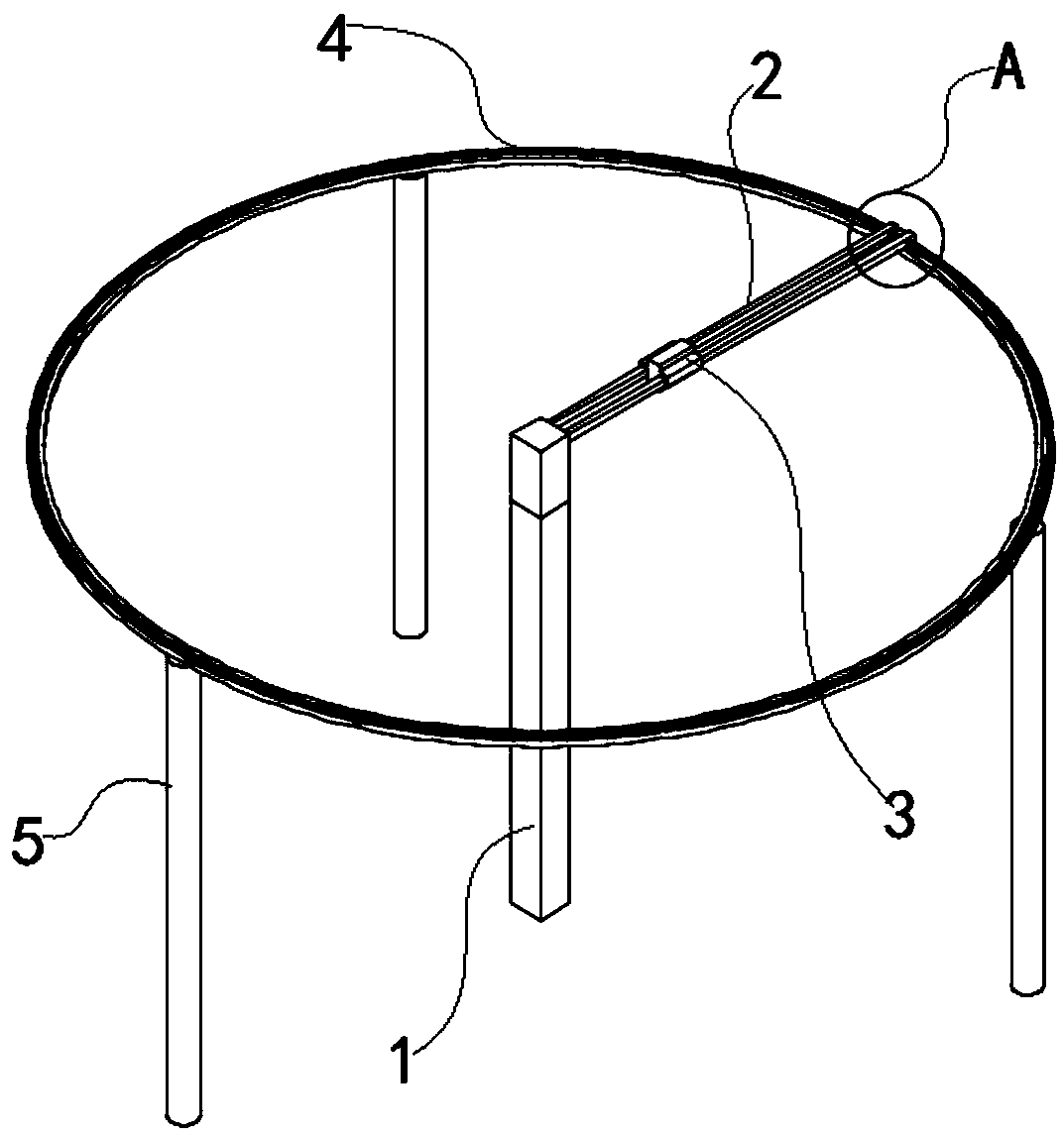 Circular high-accuracy crane and control method thereof