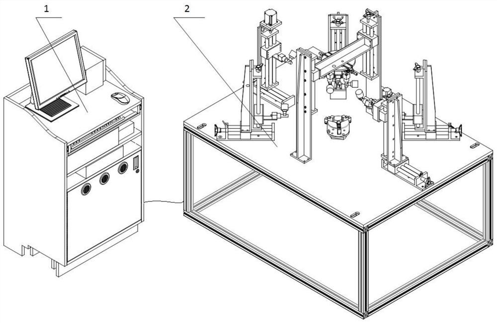 A piston detection platform and method based on image acquisition