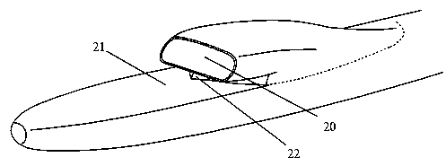 High-performance subsonic speed air inlet duct integrated with inner auxiliary air inlet duct