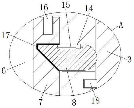 A buffer locking device for a medical device in the department of stomatology