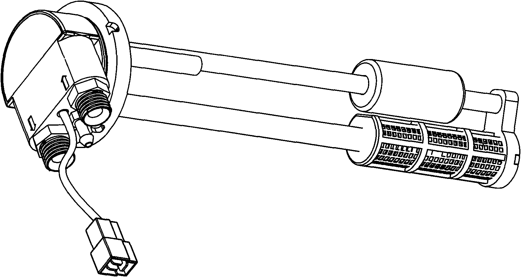 Diesel oil heating oil quantity sensor