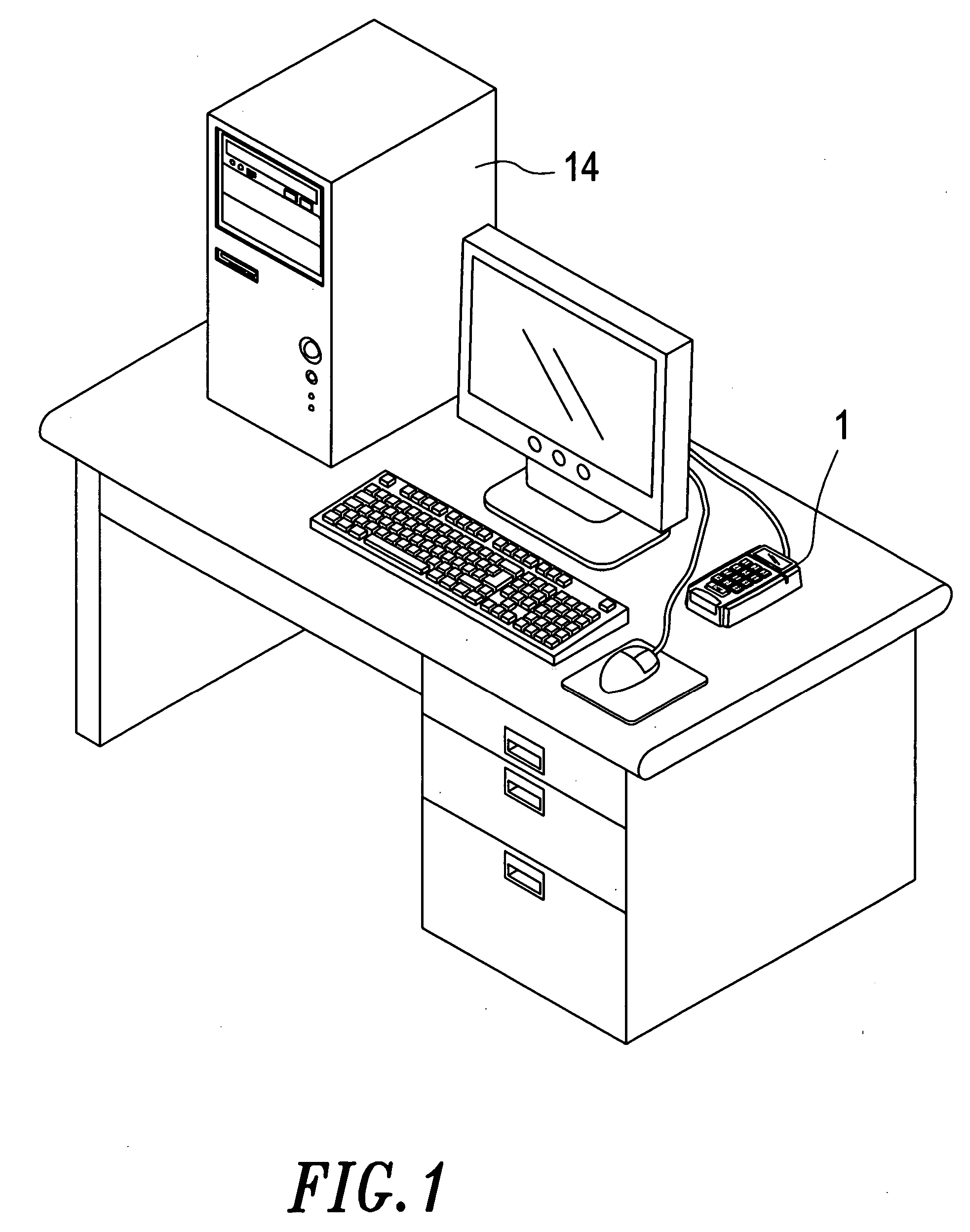 USB device having IC card reader/writer and flash memory disk functions