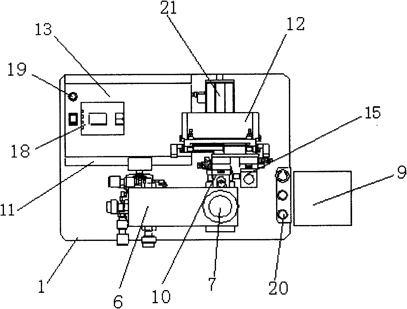 Automatic glue dispensing device for imaging lens