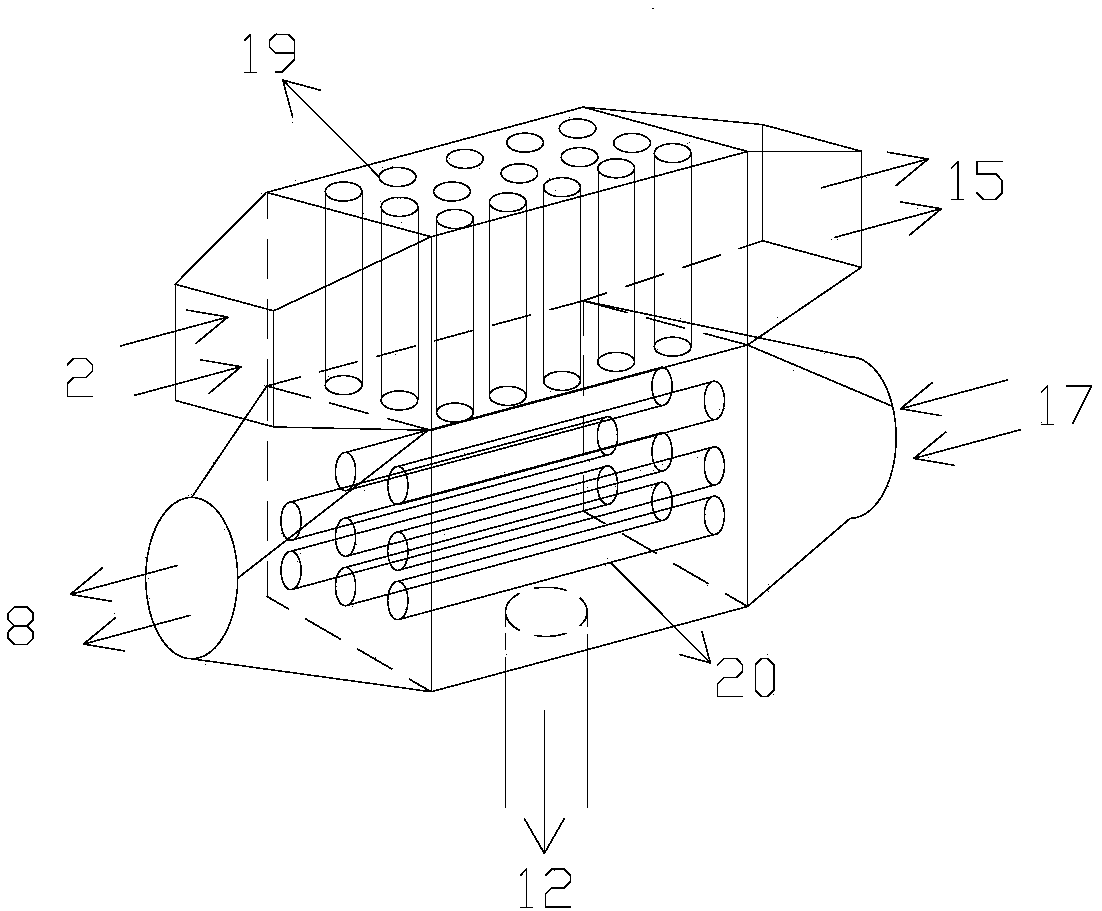 A flue gas waste heat recovery system based on membrane absorption