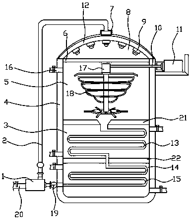 Device dedicated to soy sauce stirring