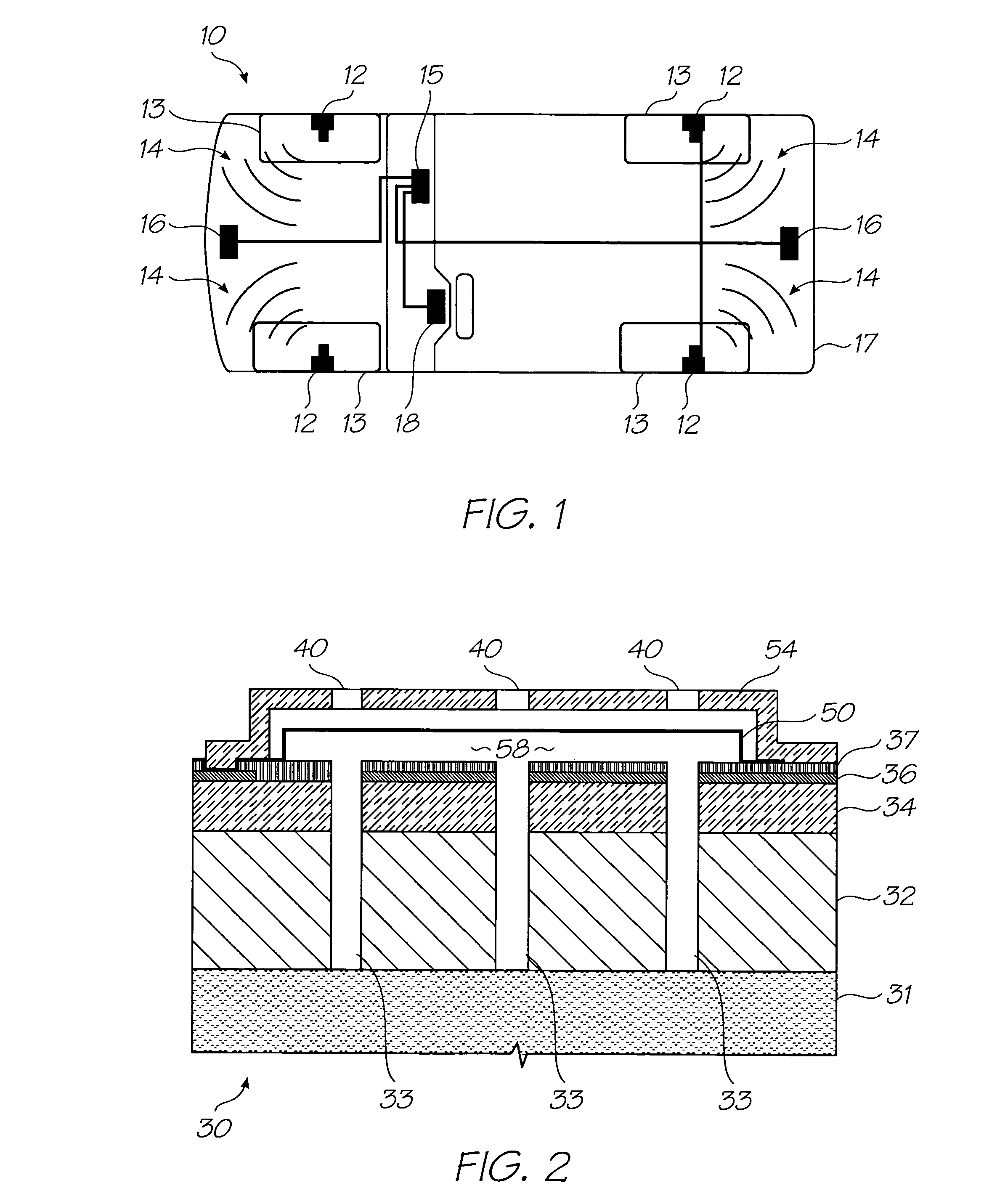 Capacitative pressure sensor