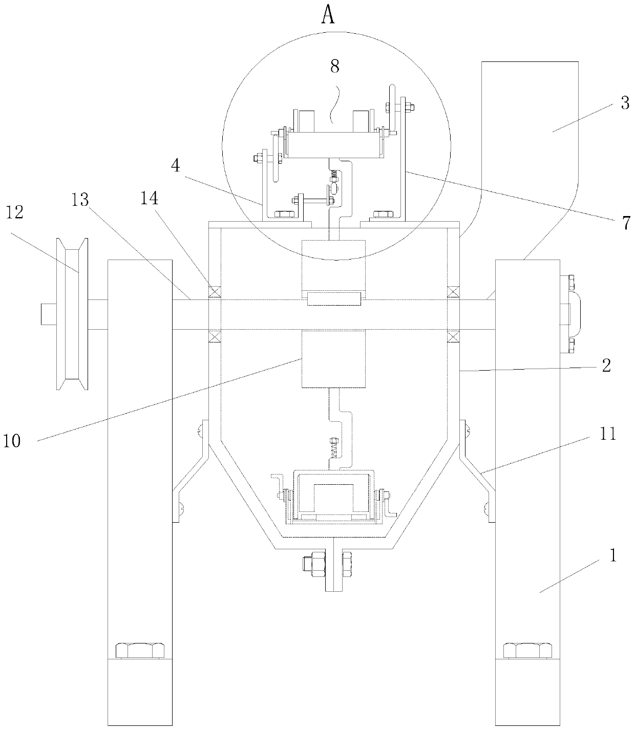 A Kind of Peanut Shelling Machine