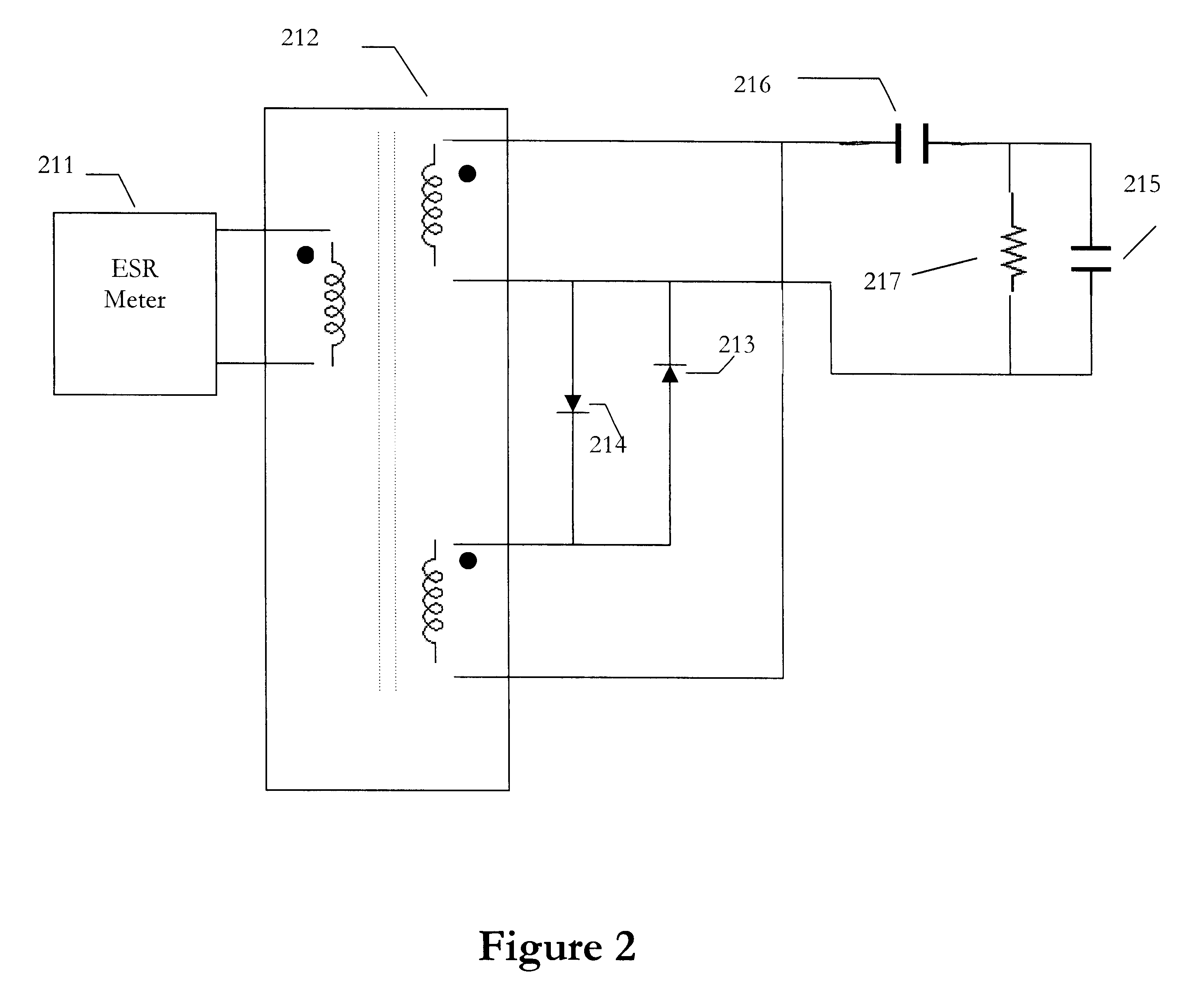 System for protecting electronic test equipment from charged capacitors