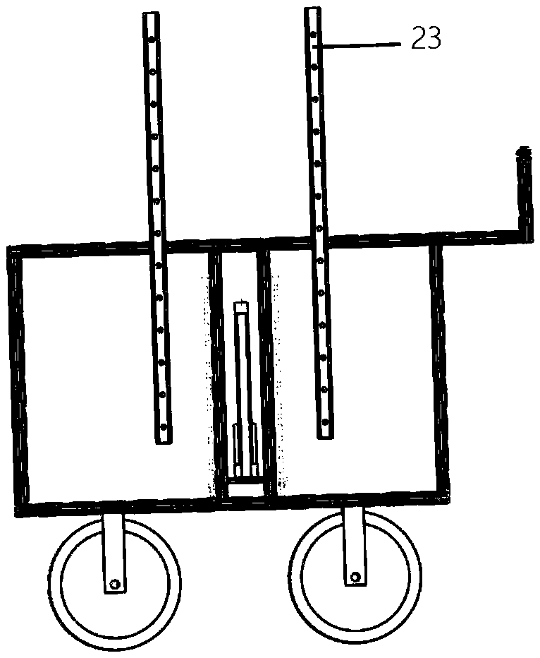 Semiautomatic type pineapple harvesting integrated vehicle