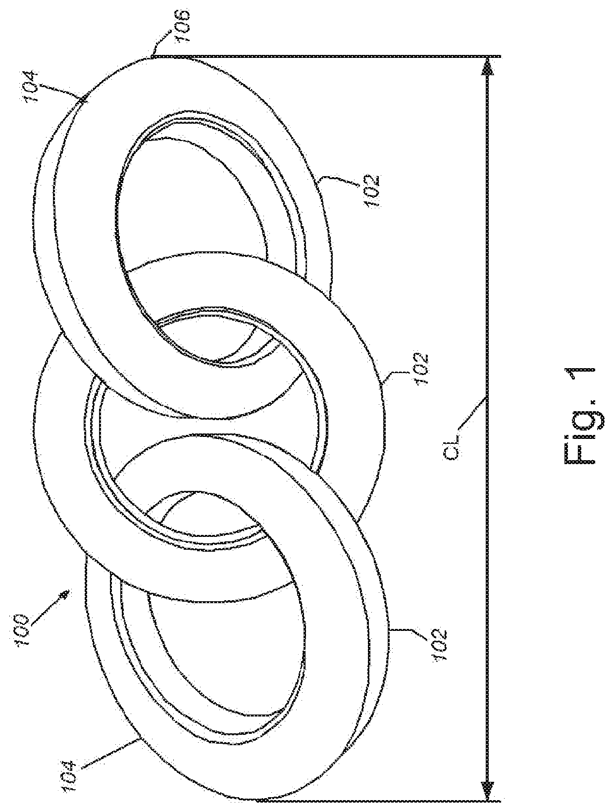 System and method for conversion of rotational motion into linear actuation by mechanical stacking or unstacking of connected links