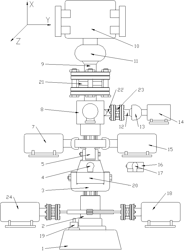 Helicopter rotor system elastic bearing load measuring device