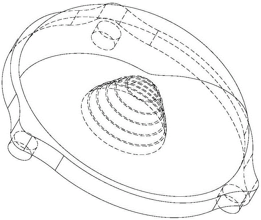 Wide-angle lens used for uniform near-field illumination