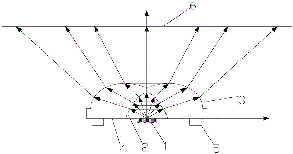 Wide-angle lens used for uniform near-field illumination