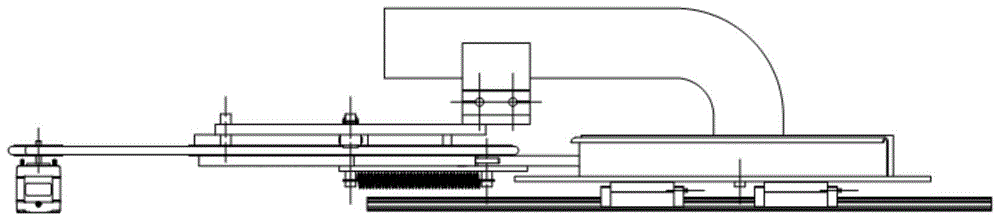 A swinging device for an automatic billiard machine