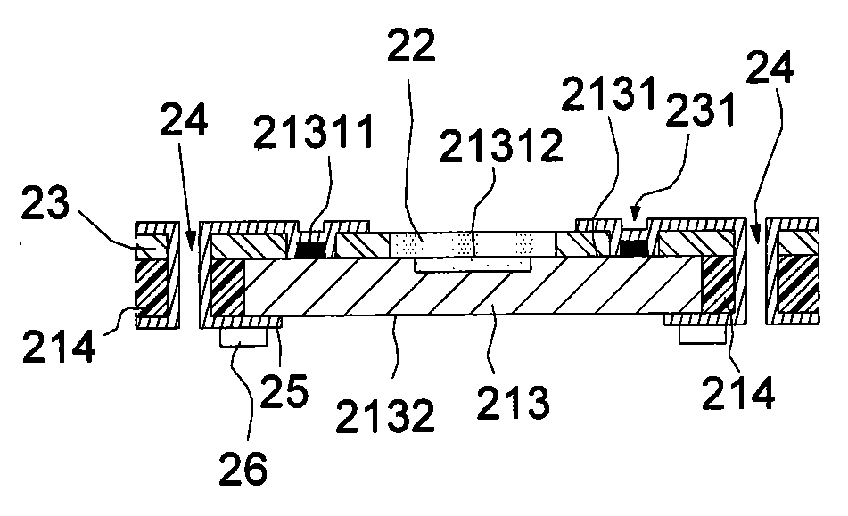 Semiconductor chip packaging process and its structure