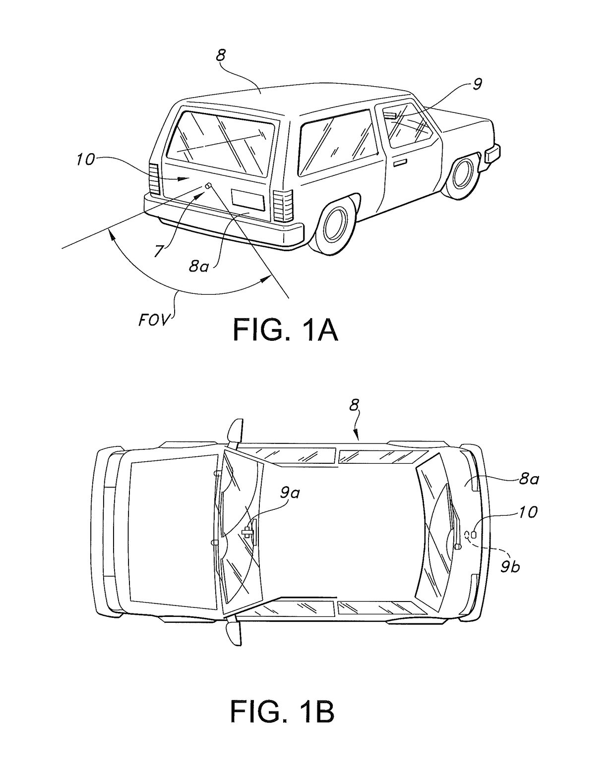 Integrated automotive system, pop up nozzle assembly and remote control method for cleaning a wide angle image sensors exterior surface