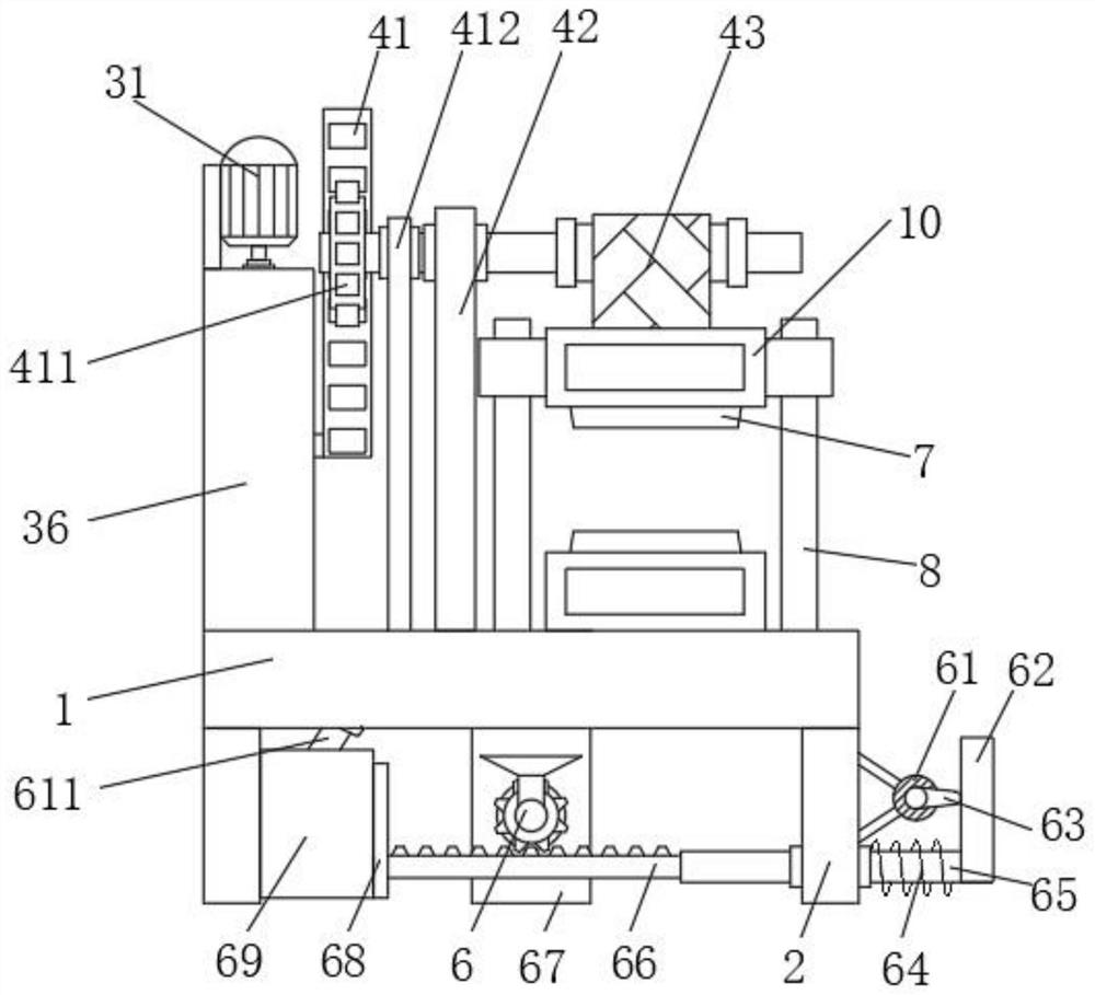 Mold for high-speed punching machine flywheel production