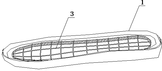 Shock attenuation ventilation sole and shoe