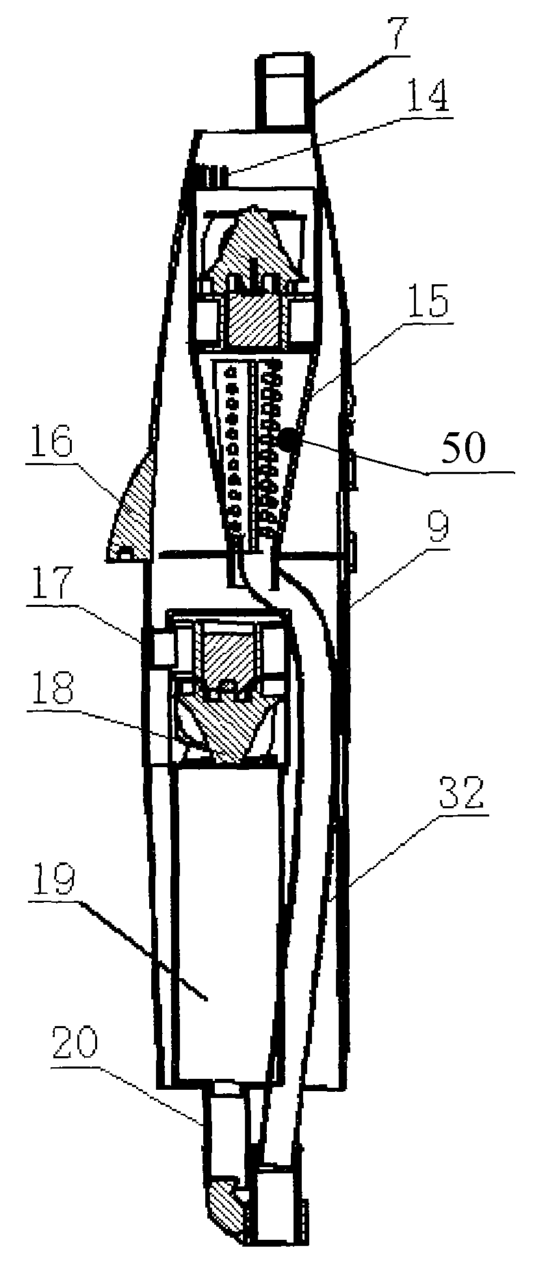 Vertical multifunctional floor cleaning blow-drying device