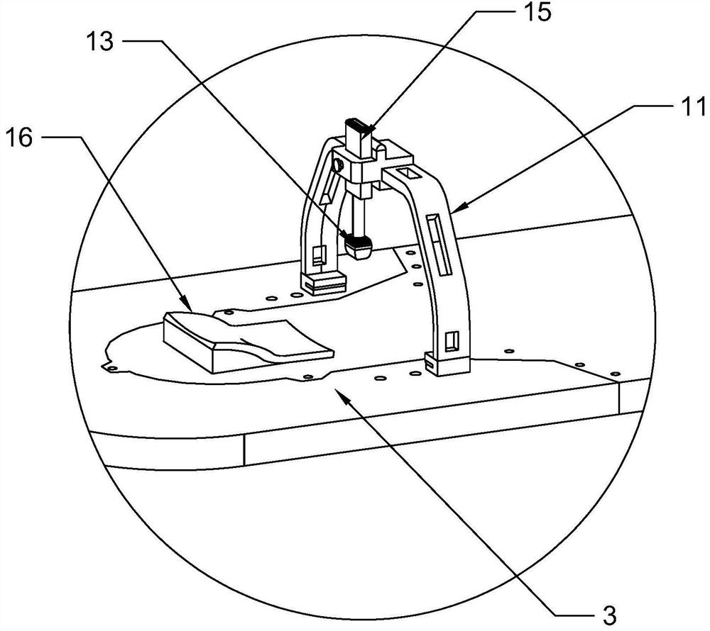 Positioning platform system for proton heavy ion radiotherapy of eyeball tumor patient