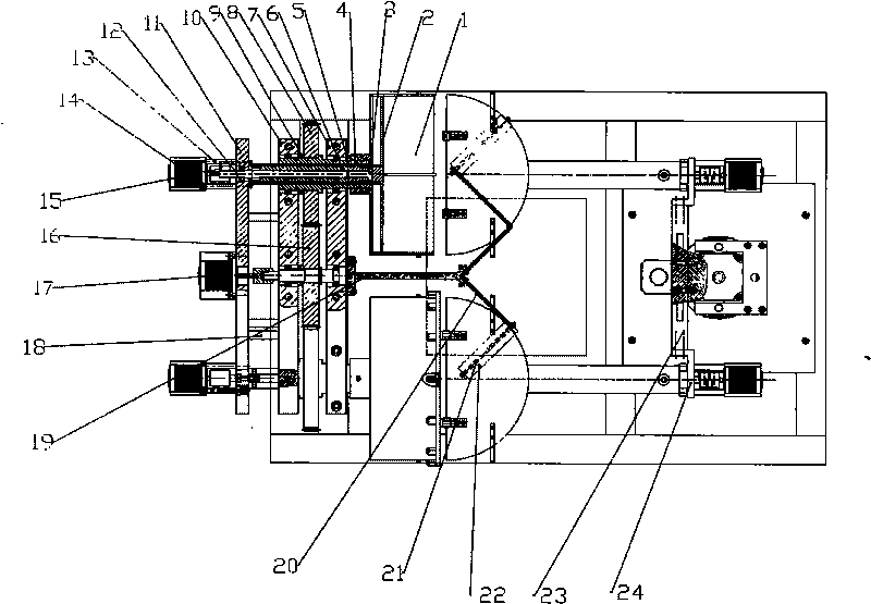 Automated test device of bituminous coal caking index