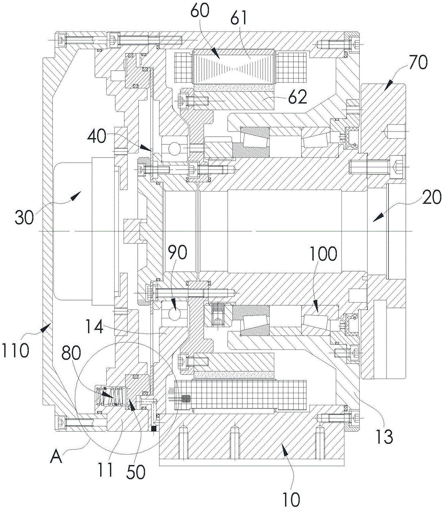 Numerical control rotation working table