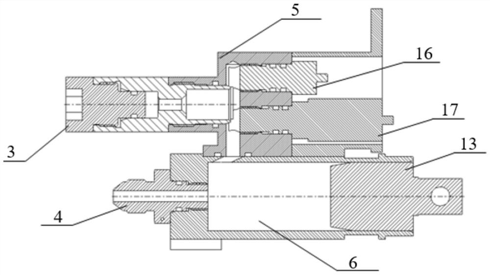 Electro-hydrostatic brake control device for unmanned aerial vehicle and dynamic pressure maintaining method