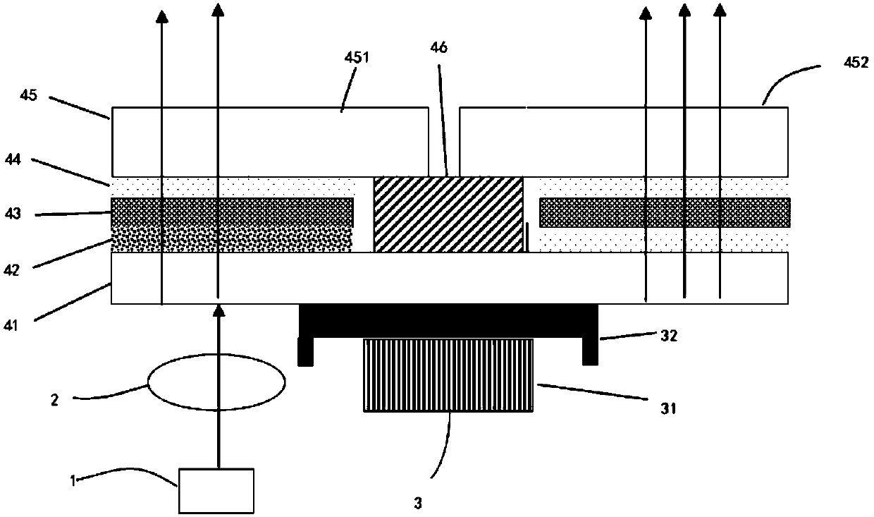 Color wheel component, light source system and projection device