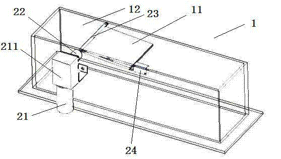 Sand flow model test system for drop tower platform