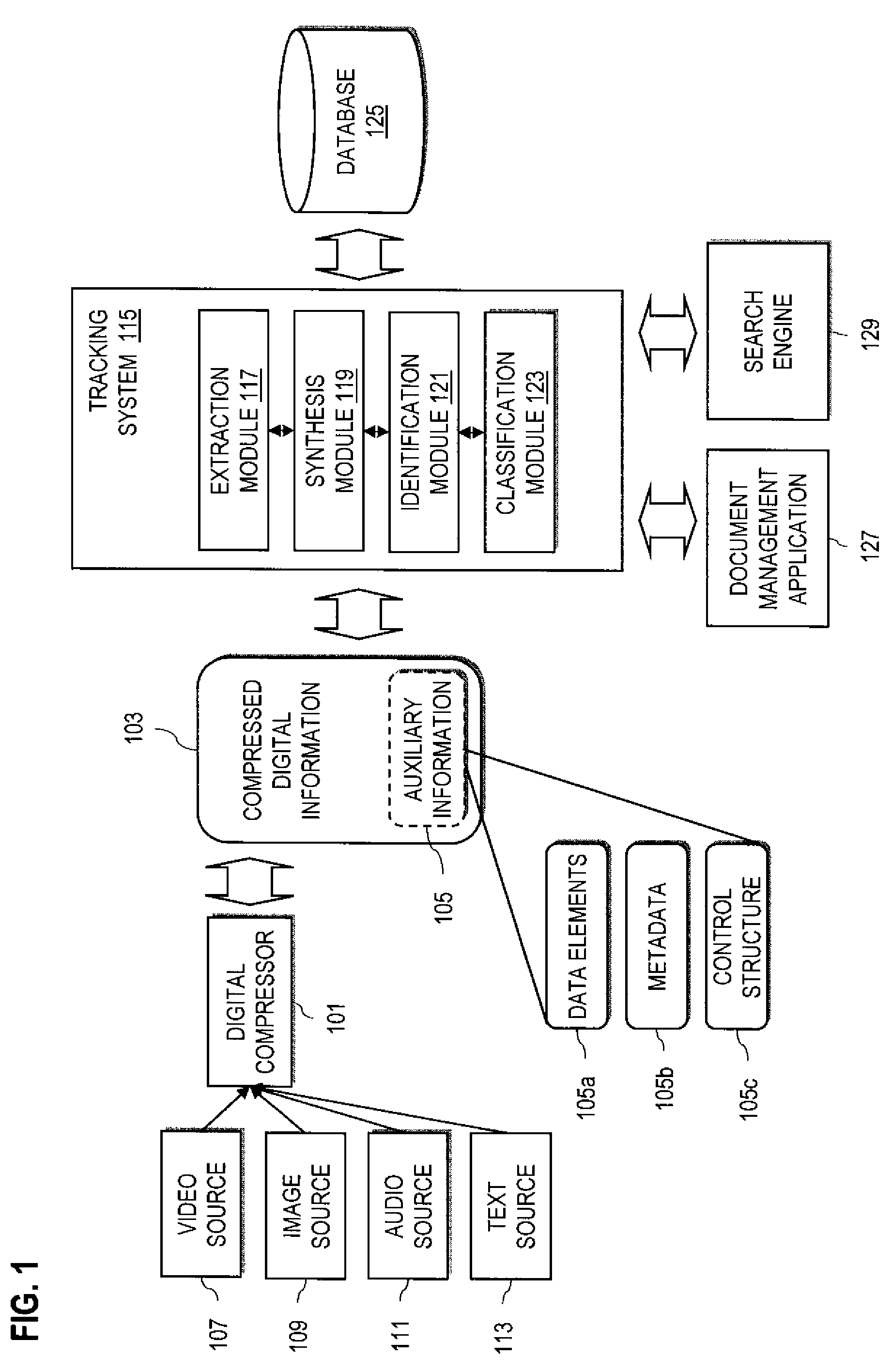 Method and system for providing image processing to track digital information