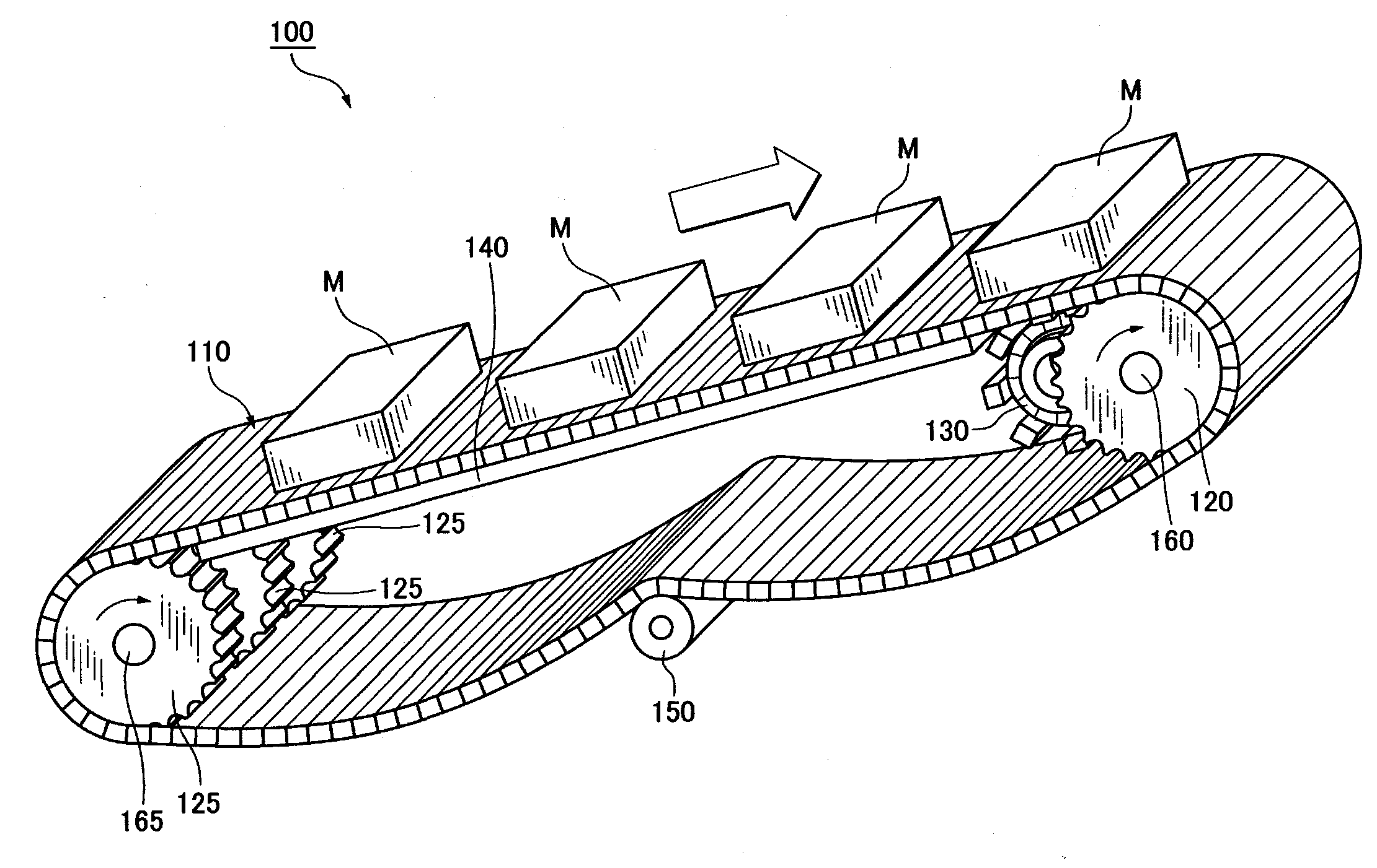 Chain conveyor system