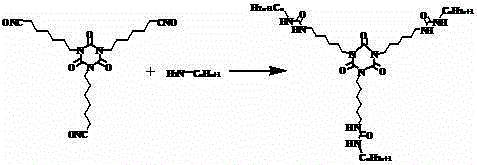 Triureido organic gel factor, preparation method and application thereof