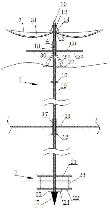 Offshore suspended photovoltaic platform and power generation method thereof