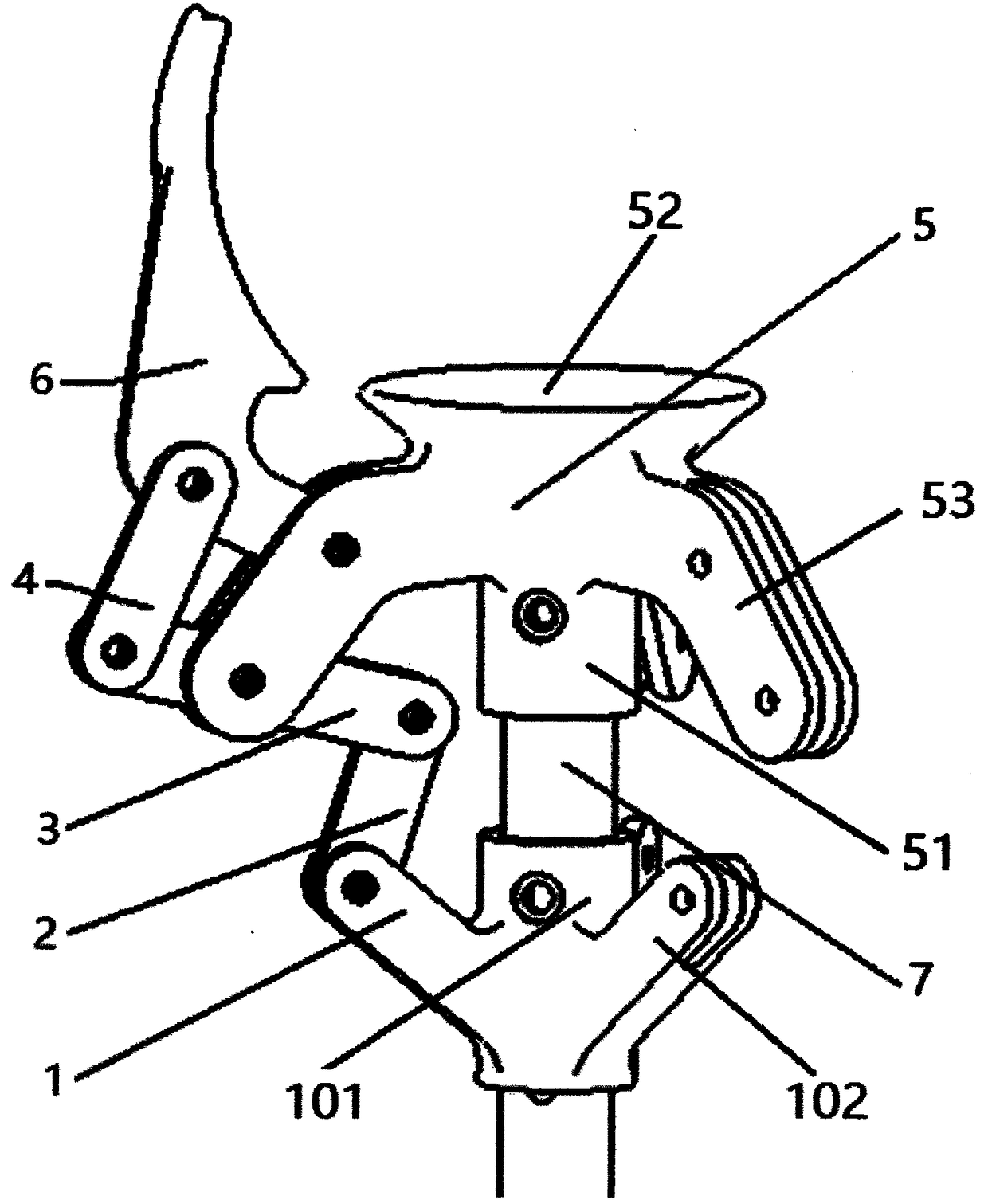 Enveloping type device for picking fruits