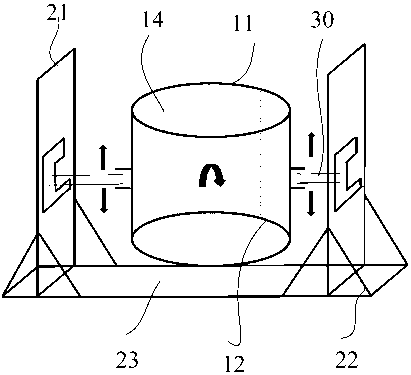 Device and method for monitoring concrete rheological parameters through time