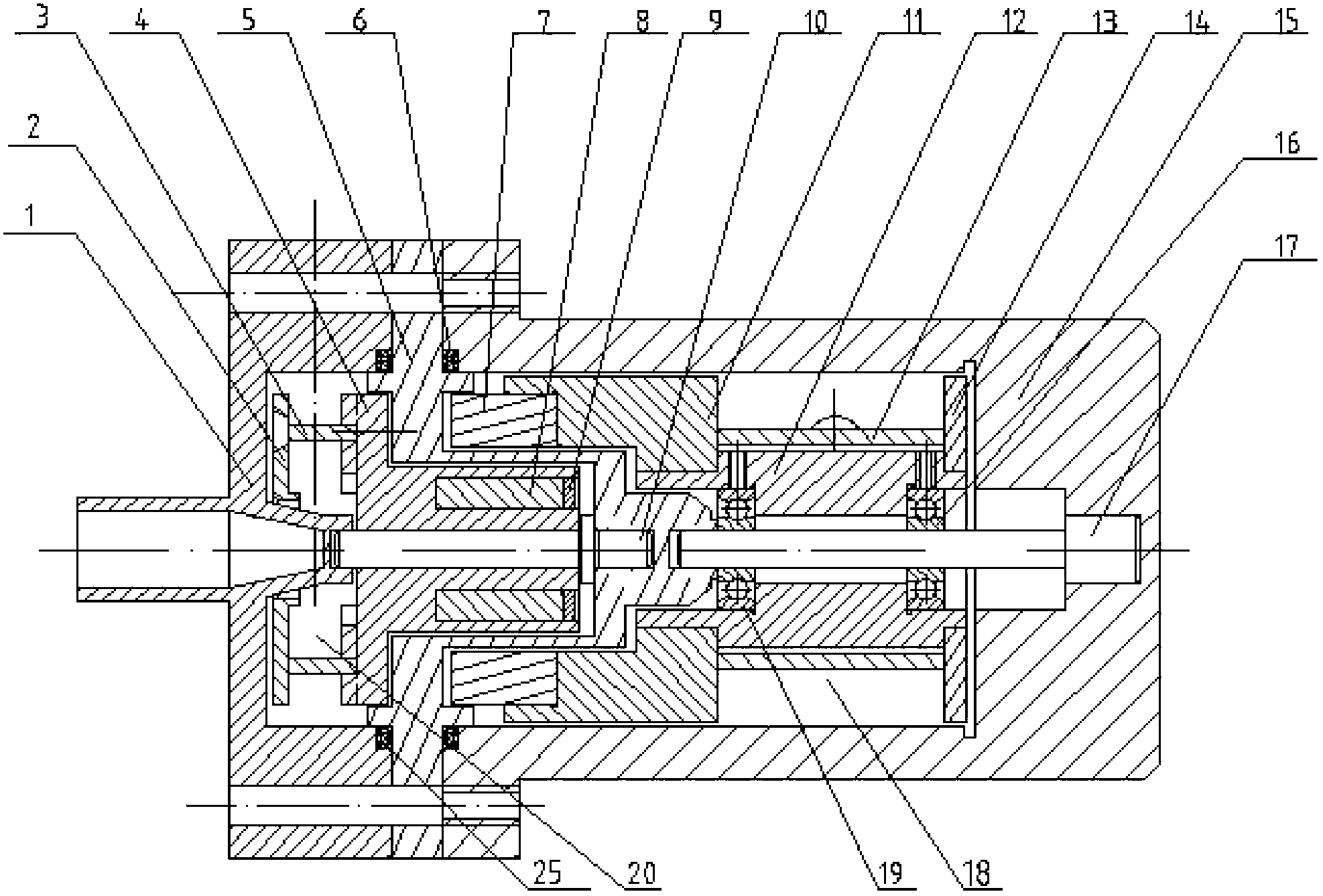 Pneumatic magnetic pump