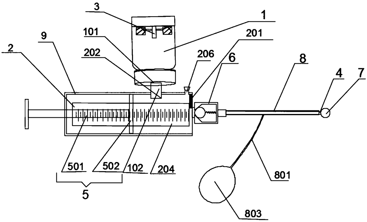 Ear-nose-throat spraying device