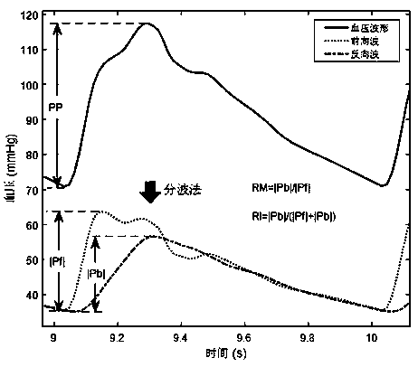 Central arterial blood pressure measuring device