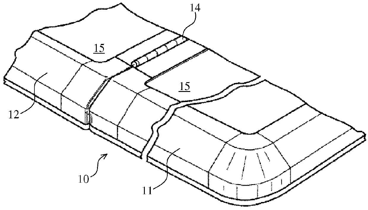 Foldable tonneau cover for pick-up truck and hidden-type hinge thereof