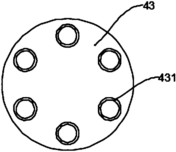 Rotary aeration sewage treatment aeration tank