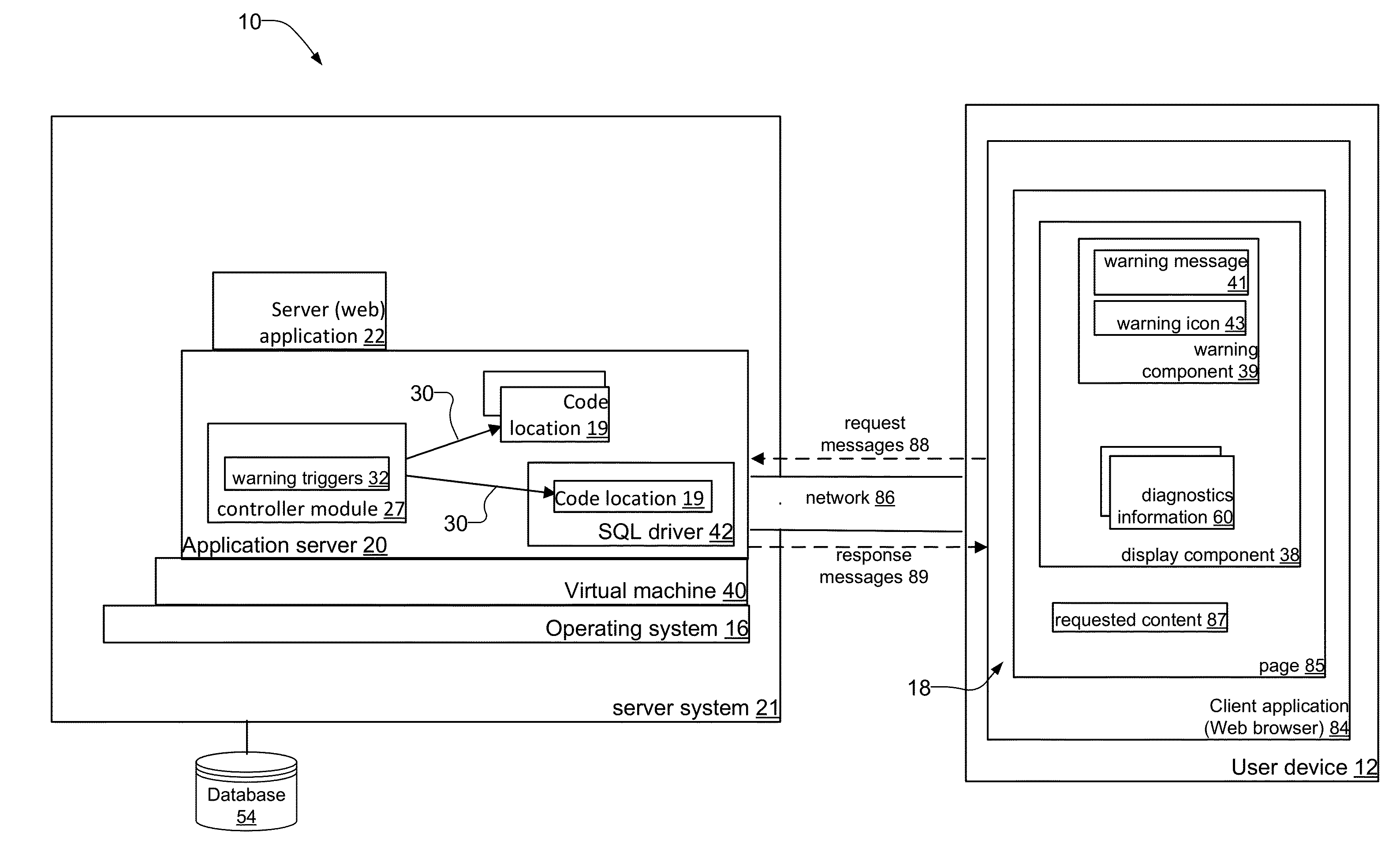 System and Method for Providing Runtime Diagnostics of Executing Applications