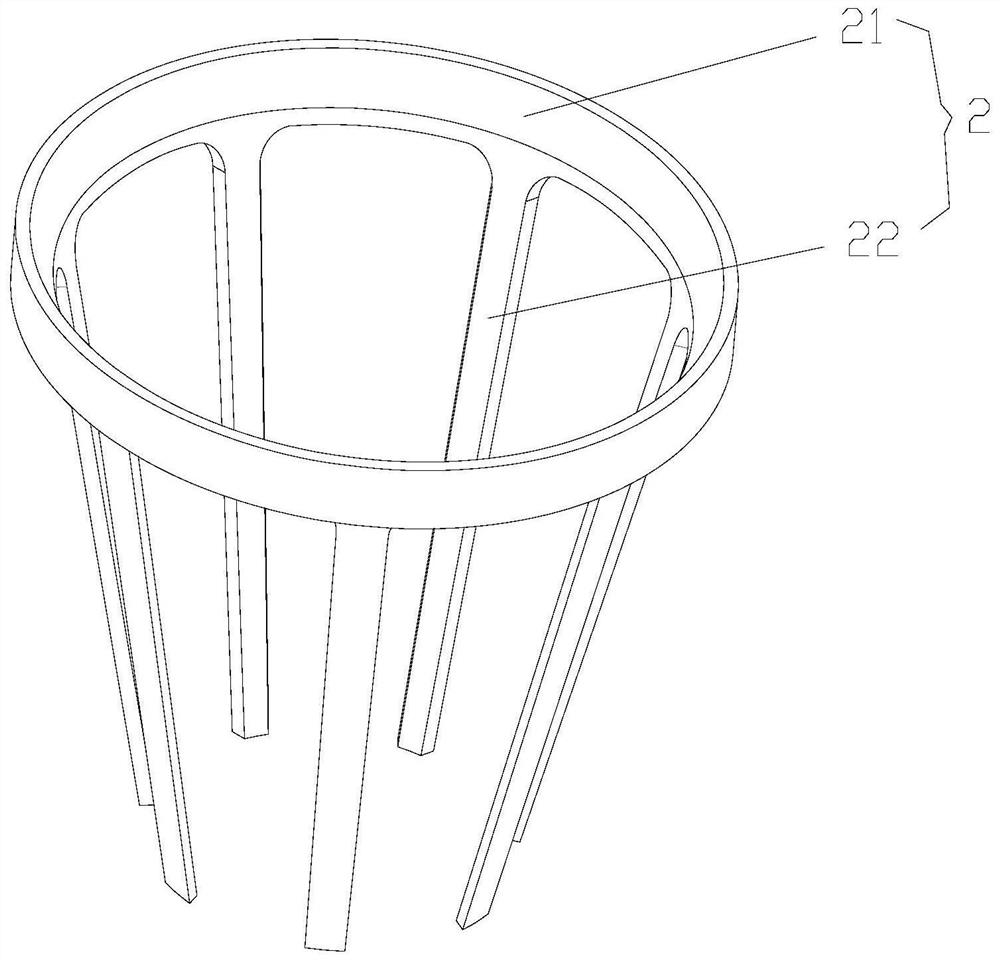 Hollow charging anchor rod device