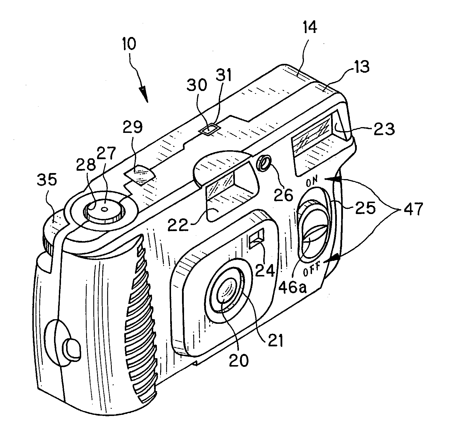 Camera and shutter device