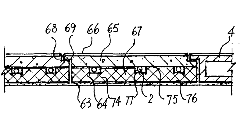 Novel ground radiation air-conditioning ground surface