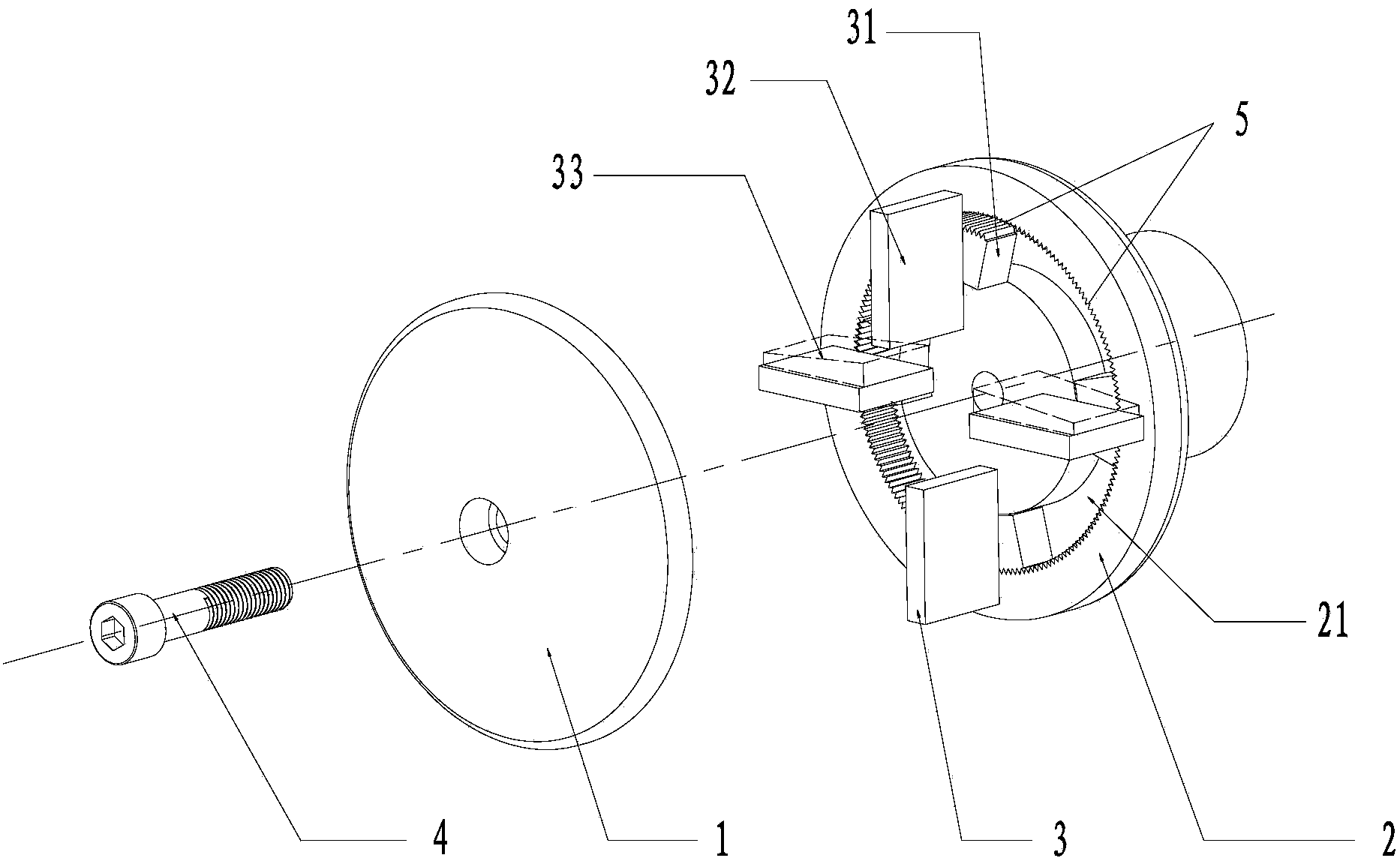 Curtain wall clamp