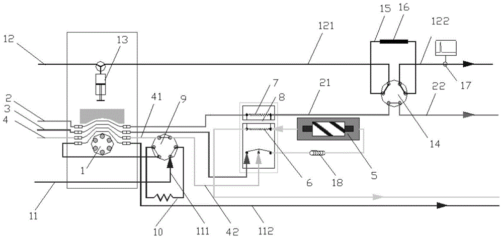 Apparatus and method for distillation-free non-color-development detection of trace-amount releasable cyanogens and total cyanogens in water solution