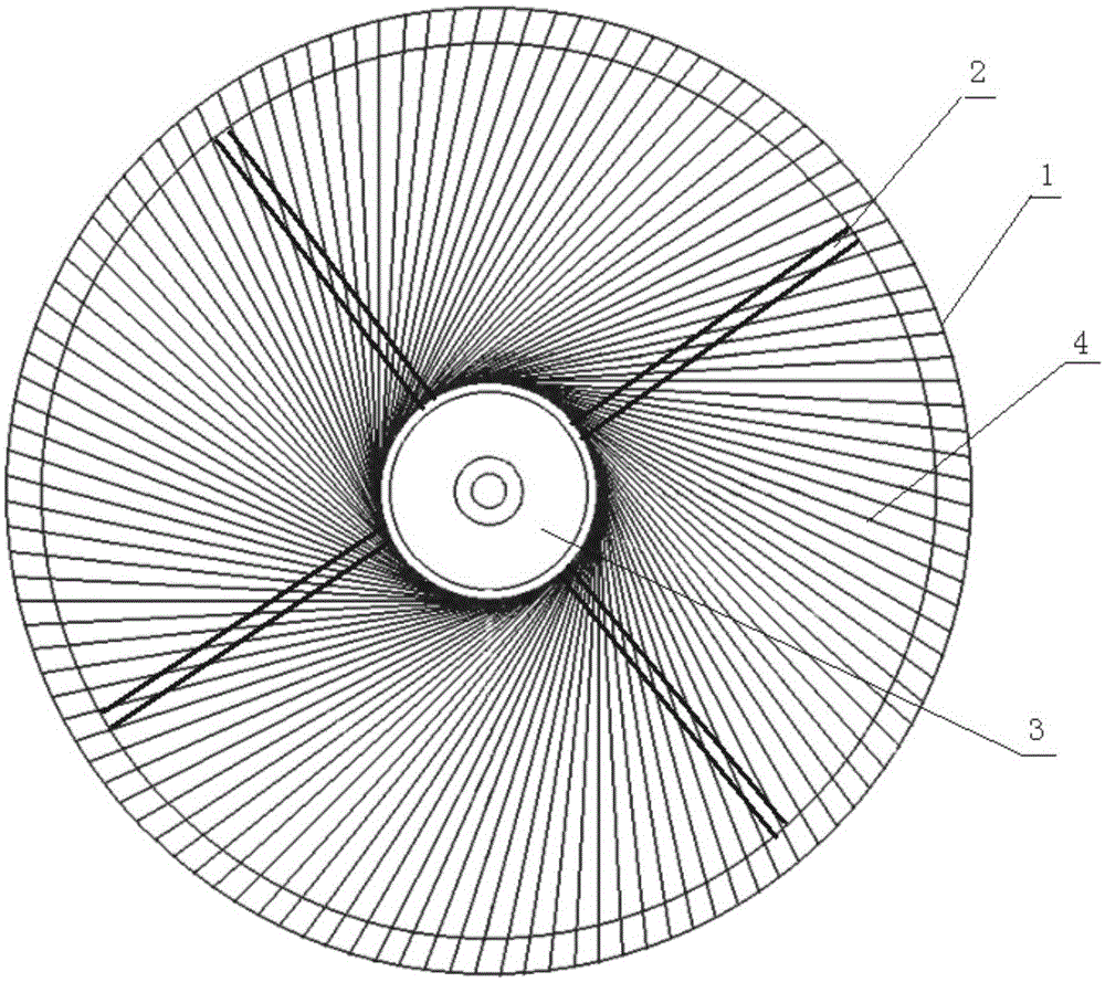 Oil-gas separating disc