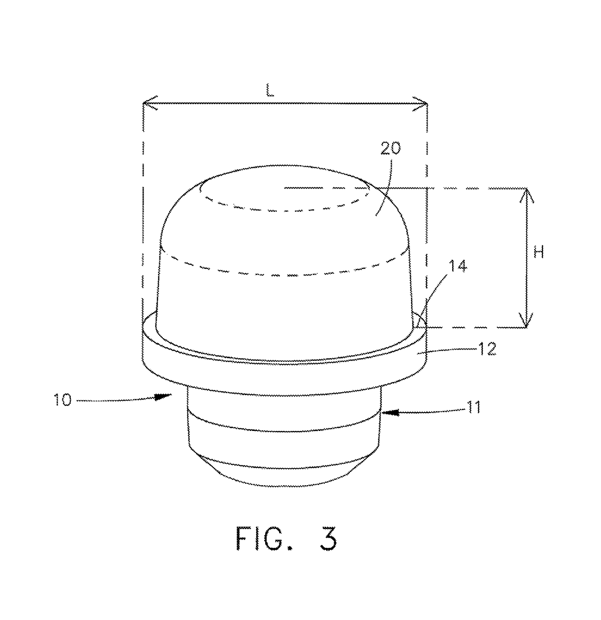 Cartridge for an applicator container