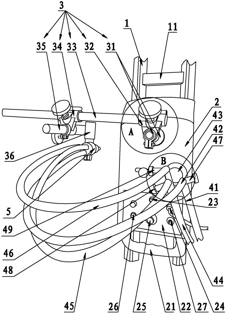 Adjustable track automatic gas cutting machine